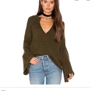 Free people lovely lines sweater